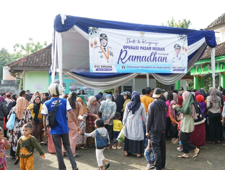 Pemkot Bandar Lampung Gelar Operasi Pasar Murah Serentak di 20 Kecamatan