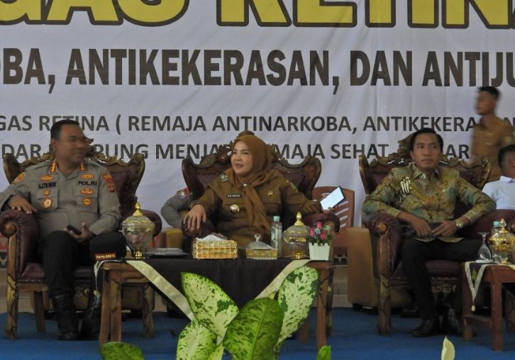Walikota Eva Dwiana Buka Pelatihan Satgas RETINA, Komitmen Wujudkan Bandar Lampung Bebas NKJO