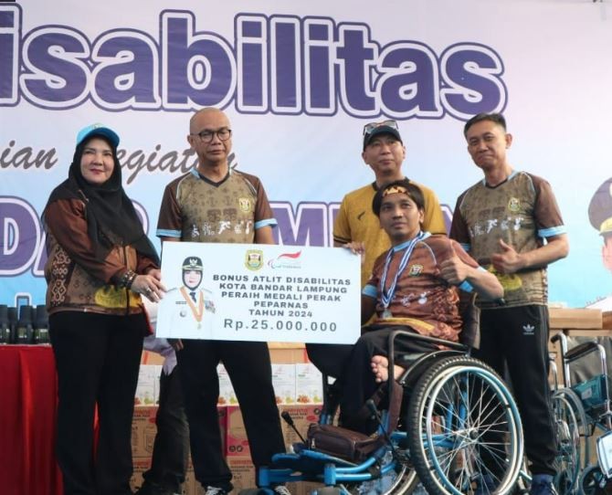 Pemkot Bandar Lampung Sukses Gelar Senam sehat Disabilitas