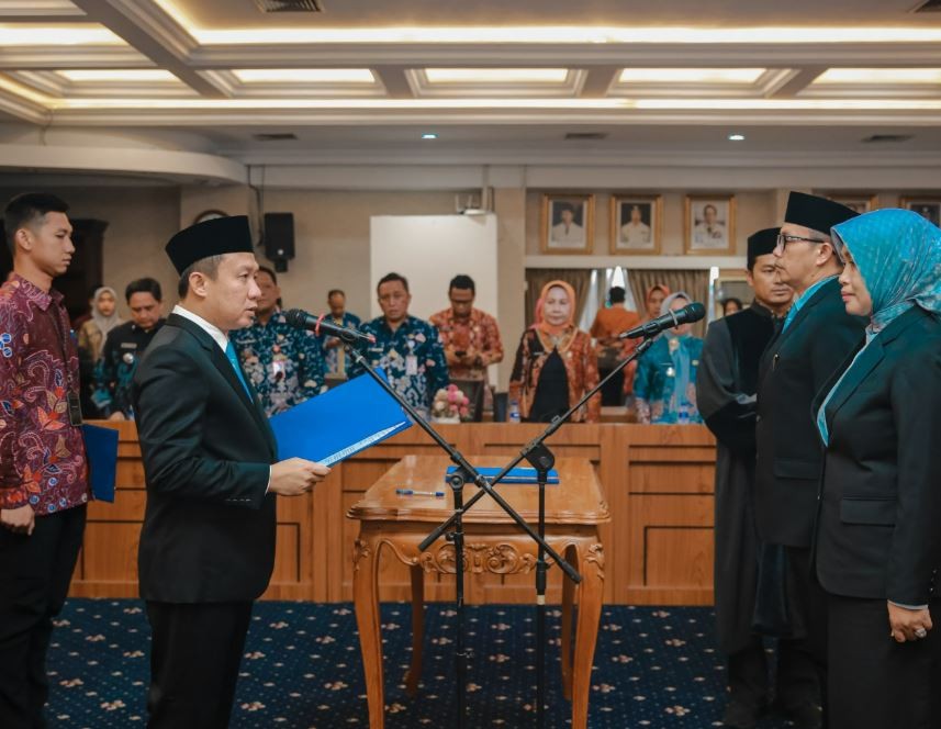 Pelantikan Pejabat Eselon II, Pemprov Lampung Tegaskan Komitmen Pelayanan Publik