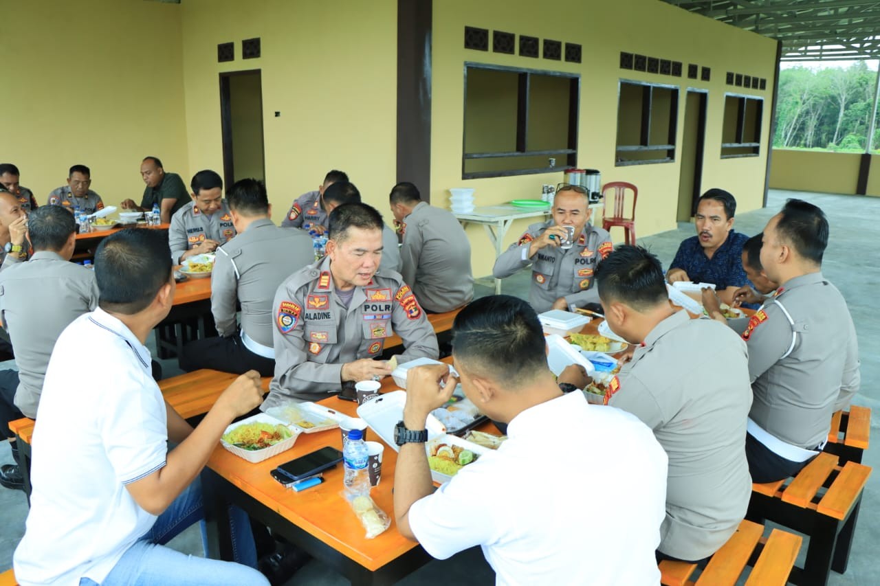 Kapolres Tulang Bawang Barat Gelar Coffee Morning  Guna tingkatkan Kinerja