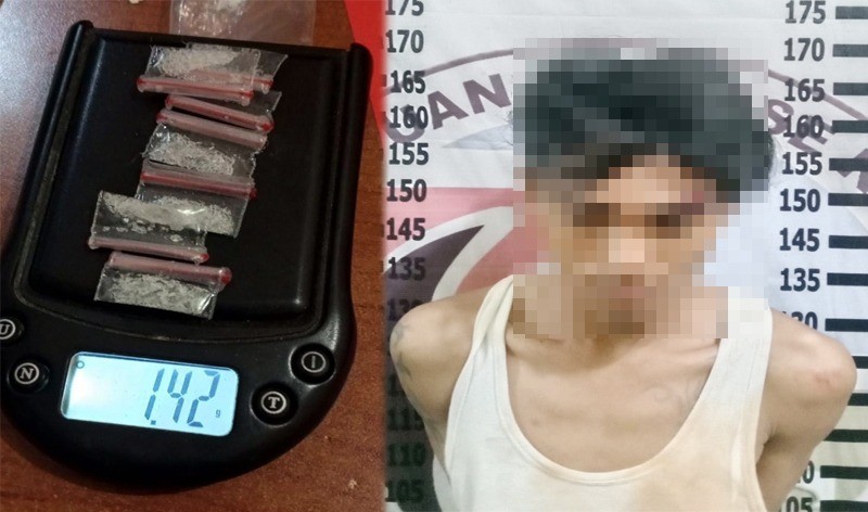 Bandar Narkotika Asal Gedung Meneng Ditangkap, Polisi Sita 7 Bungkus Sabu dan Beberapa Plastik Klip