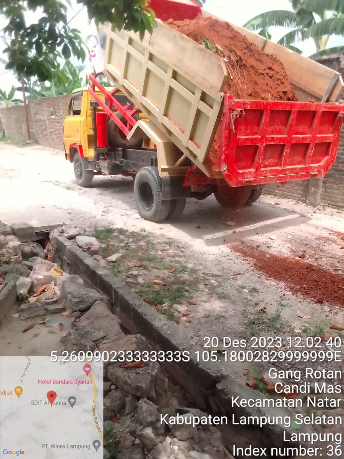 Relawan Silahturahmi Ganjar-Mahfud Terus Bergerak Membantu Warga Natar Lamsel