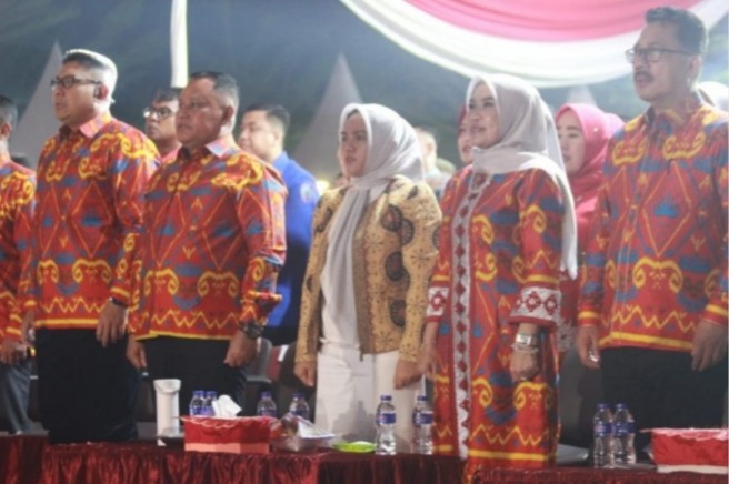 Ketua DPRD Didampingi Wakilnya Hadiri Pembukaan Lamsel Expo 2024