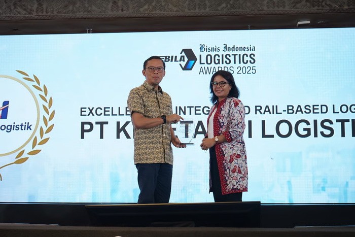 KAI Logistik Raih Penghargaan “Excellence in Integrated Rail-Based Logistics Solutions” di Bisnis In
