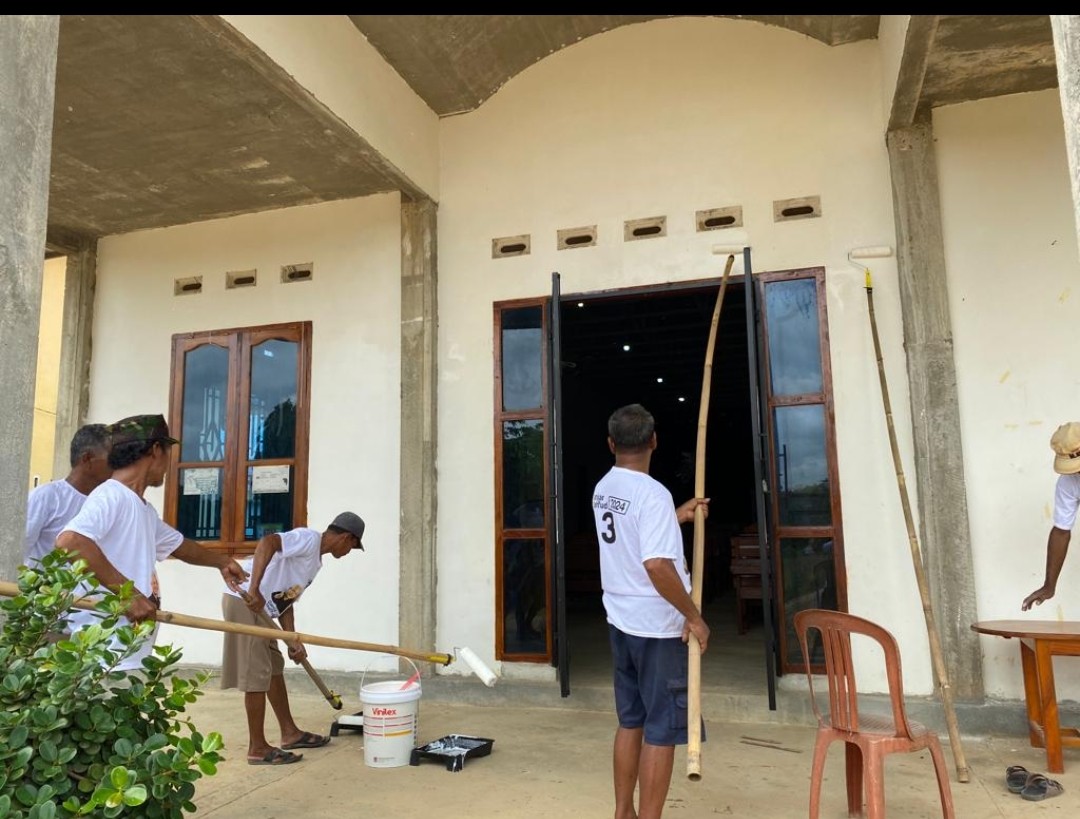 GP Nusantara Dan Forum Silaturahmi Relawan Cat Rumah Ibadah Di Tubaba