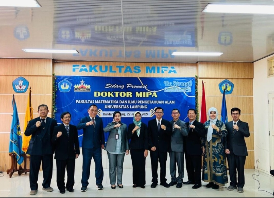FMIPA Unila Hasilkan Dua Doktor Baru