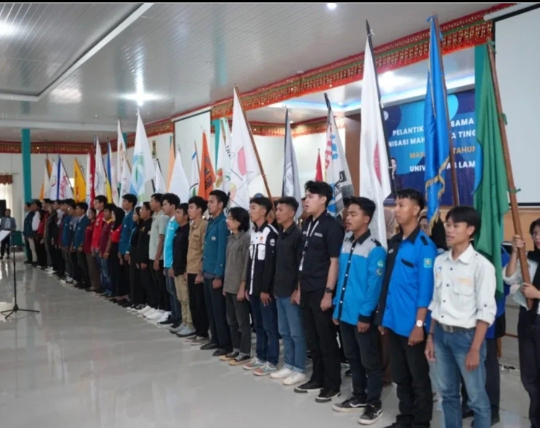 Unila Lantik 33 Ormawa Tingkat Universitas Masa Bakti 2024