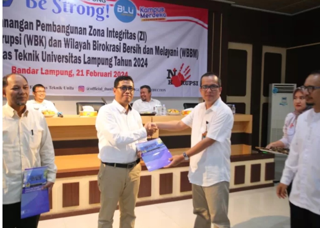 FT Gelar Pencanangan Zona Integritas untuk Wilayah Bebas Korupsi dan Birokrasi Bersih