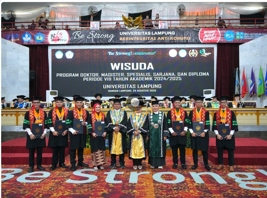 Unila Catat Sejarah, Luluskan Angkatan Pertama Dokter Spesialis