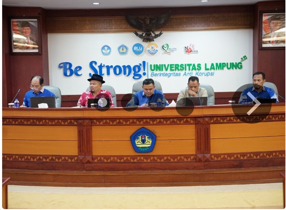 Unila Gelar Rakor Implementasi Permendiktisaintek 39 Tahun 2025