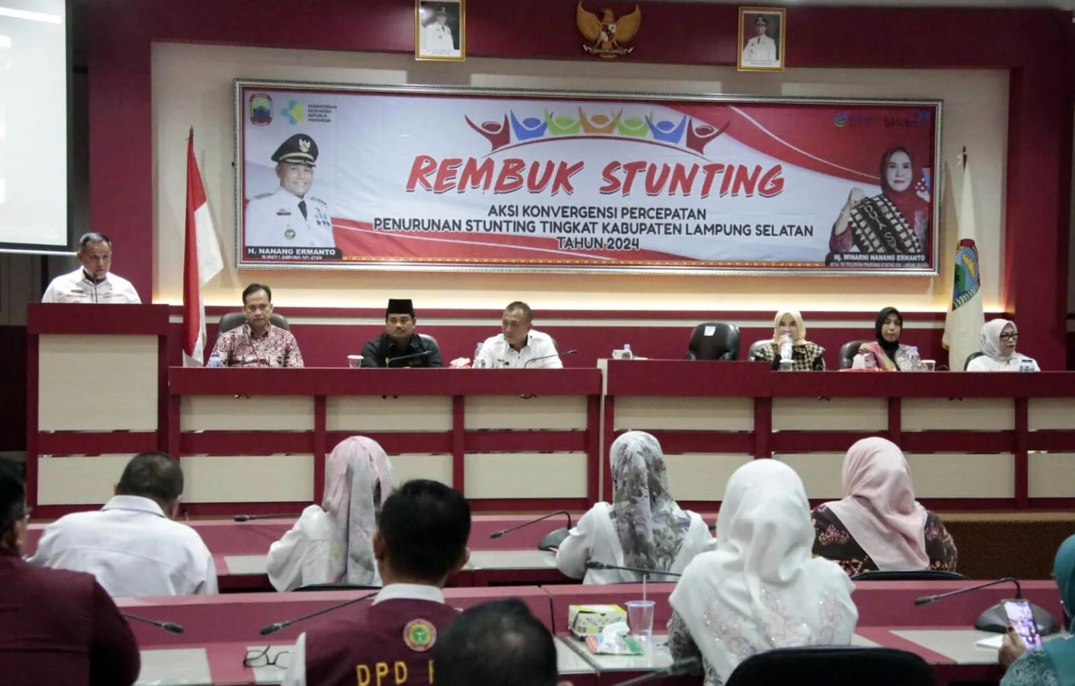 Walikota Bandarlampung, Eva Dwiana membuka musyawarah perencanaan pembangunan 2024