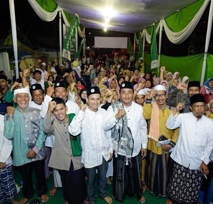 Santri di Lampung Sosialisasikan Kinerja Ganjar Pranowo