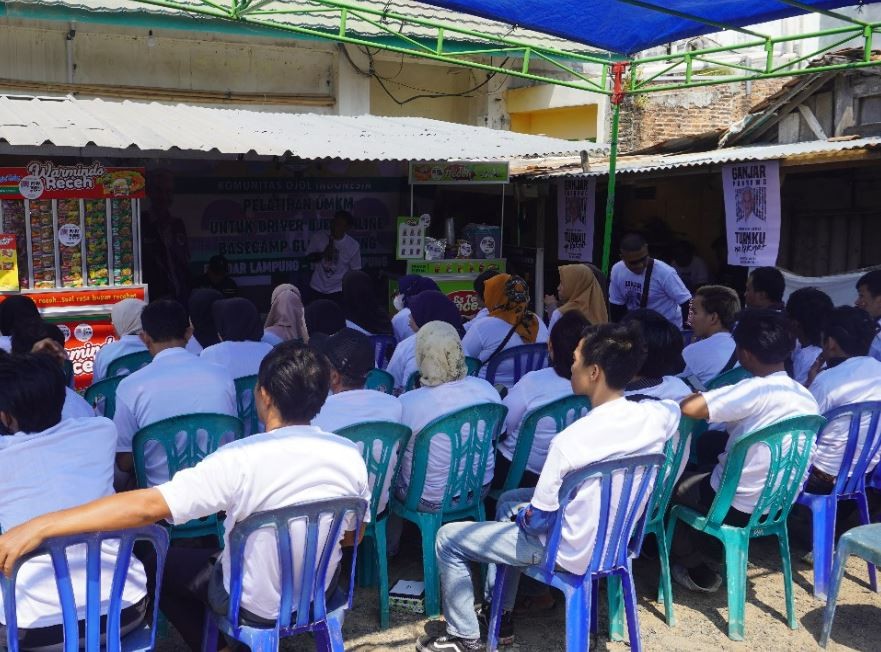 Kajol Dukung Ganjar Gelar Pelatihan UMKM untuk Driver Ojol Lady di Bandar Lampung