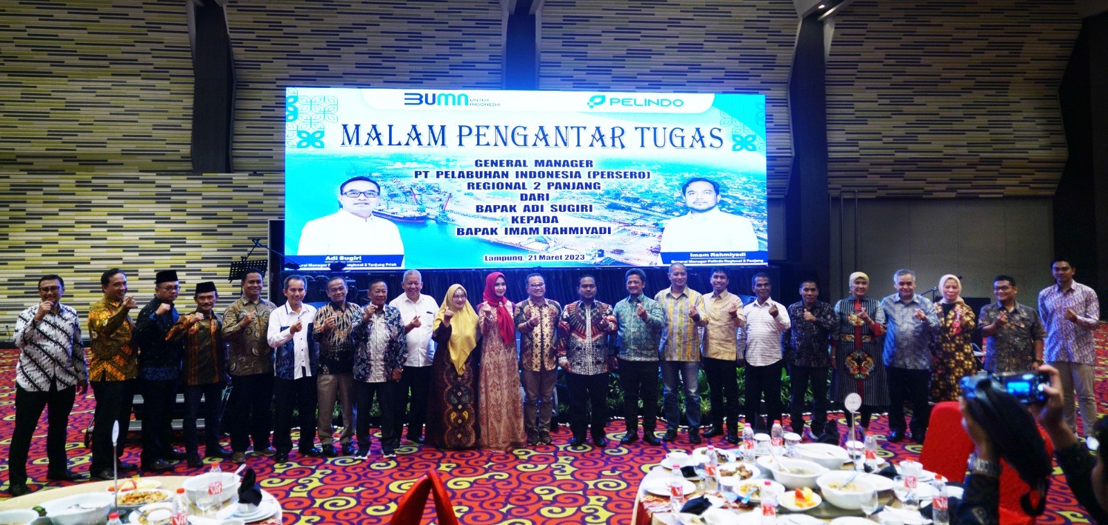 PELINDO REGIONAL 2 PANJANG MENGGELAR MALAM PENGANTAR TUGAS BERSAMA STAKEHOLDER