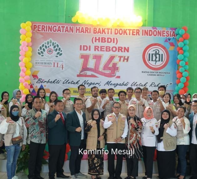 Penjabat Bupati Mesuji Sulpakar Hadiri Peringatan Hari Bakti Dokter Indonesia